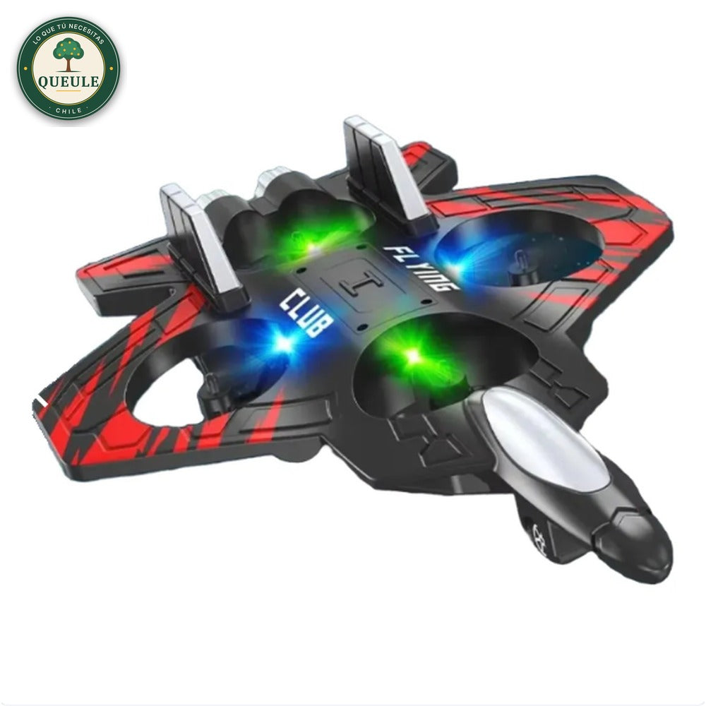 Avión Dron a Control Remoto con Luces LED