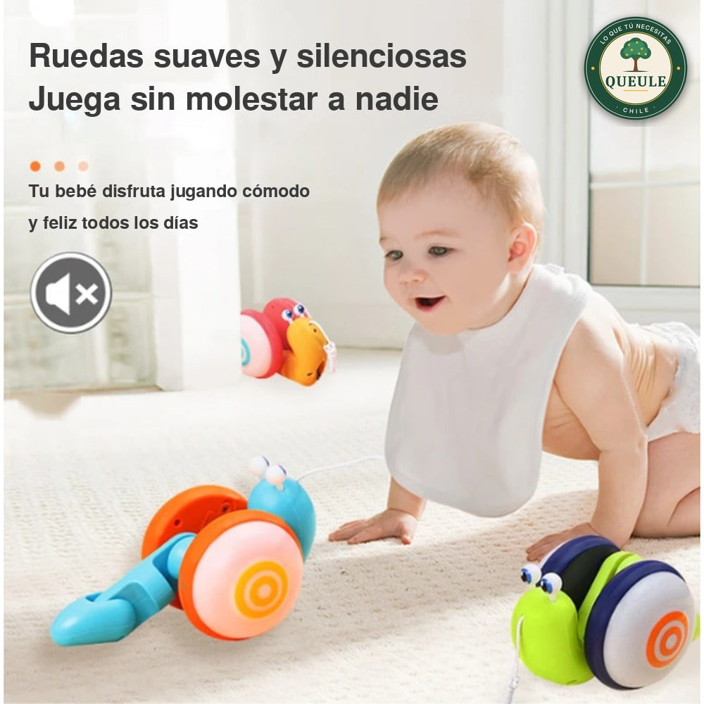 Juguete Caracol de Arrastre con Luces y Música