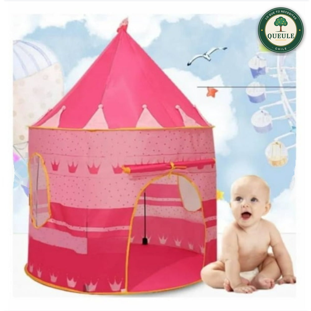 Carpa Castillo Plegable para Niños – Rosado