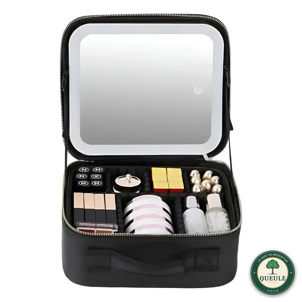 Estuche Maquillaje Portátil Con Luz LED
