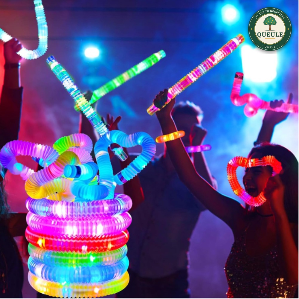 Glow Sticks para Niños – Tubos Pop Luminosos LED