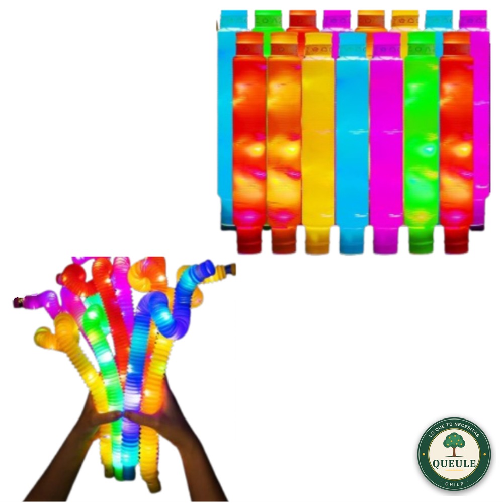 Glow Sticks para Niños – Tubos Pop Luminosos LED