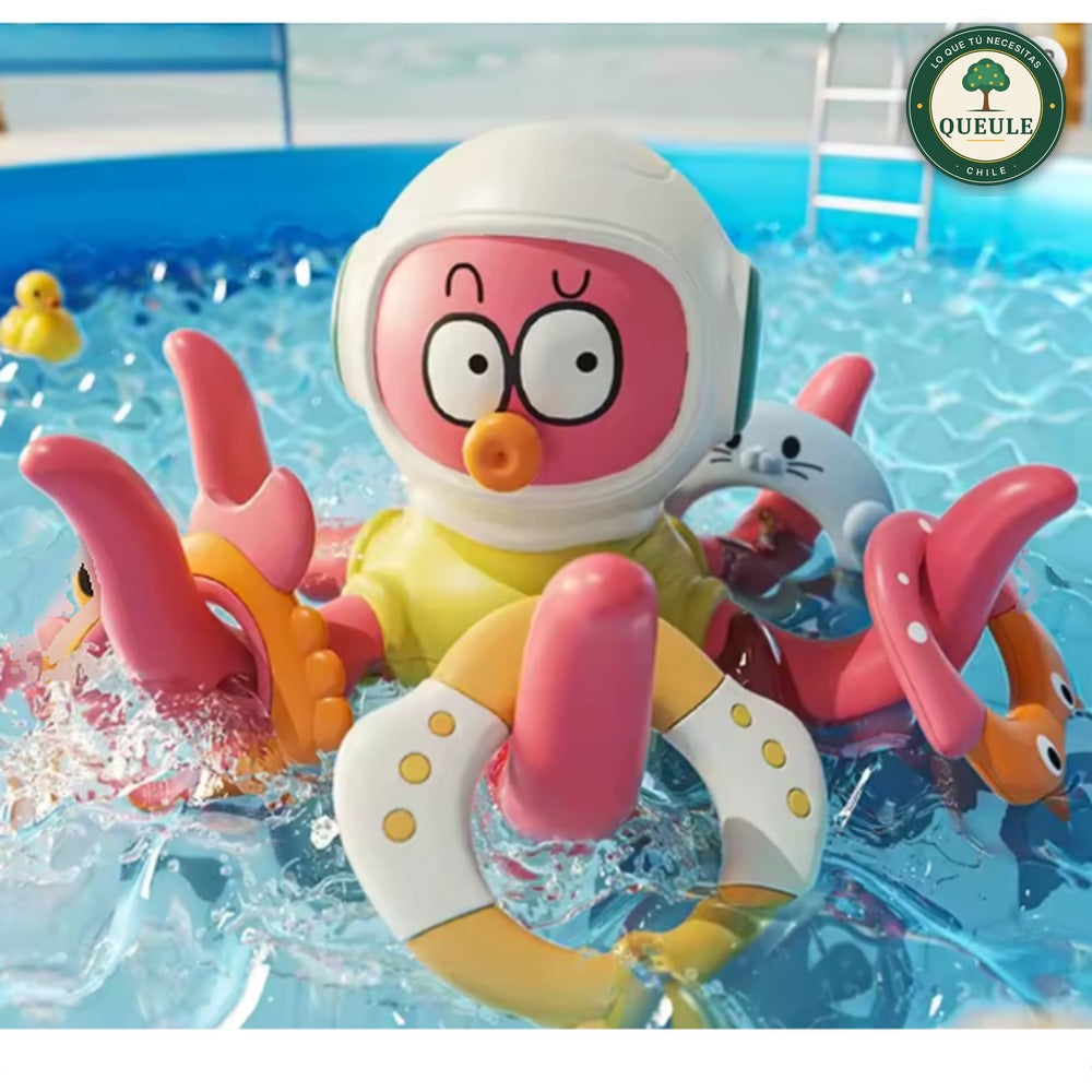 Pulpo Flotante con Anillos para el Baño