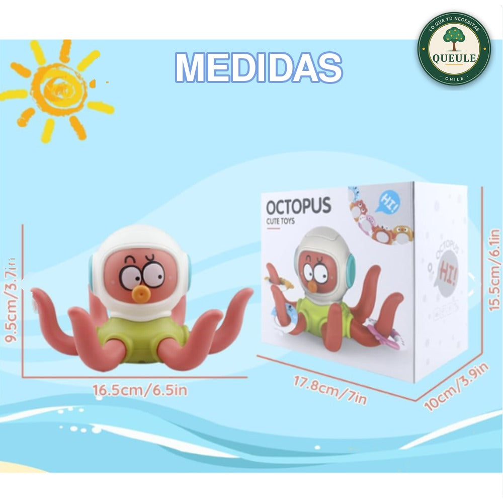 Pulpo Flotante con Anillos para el Baño
